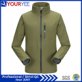 Chaqueta impermeable al por mayor de Softshell para hombre con el collar del soporte (YRK115)